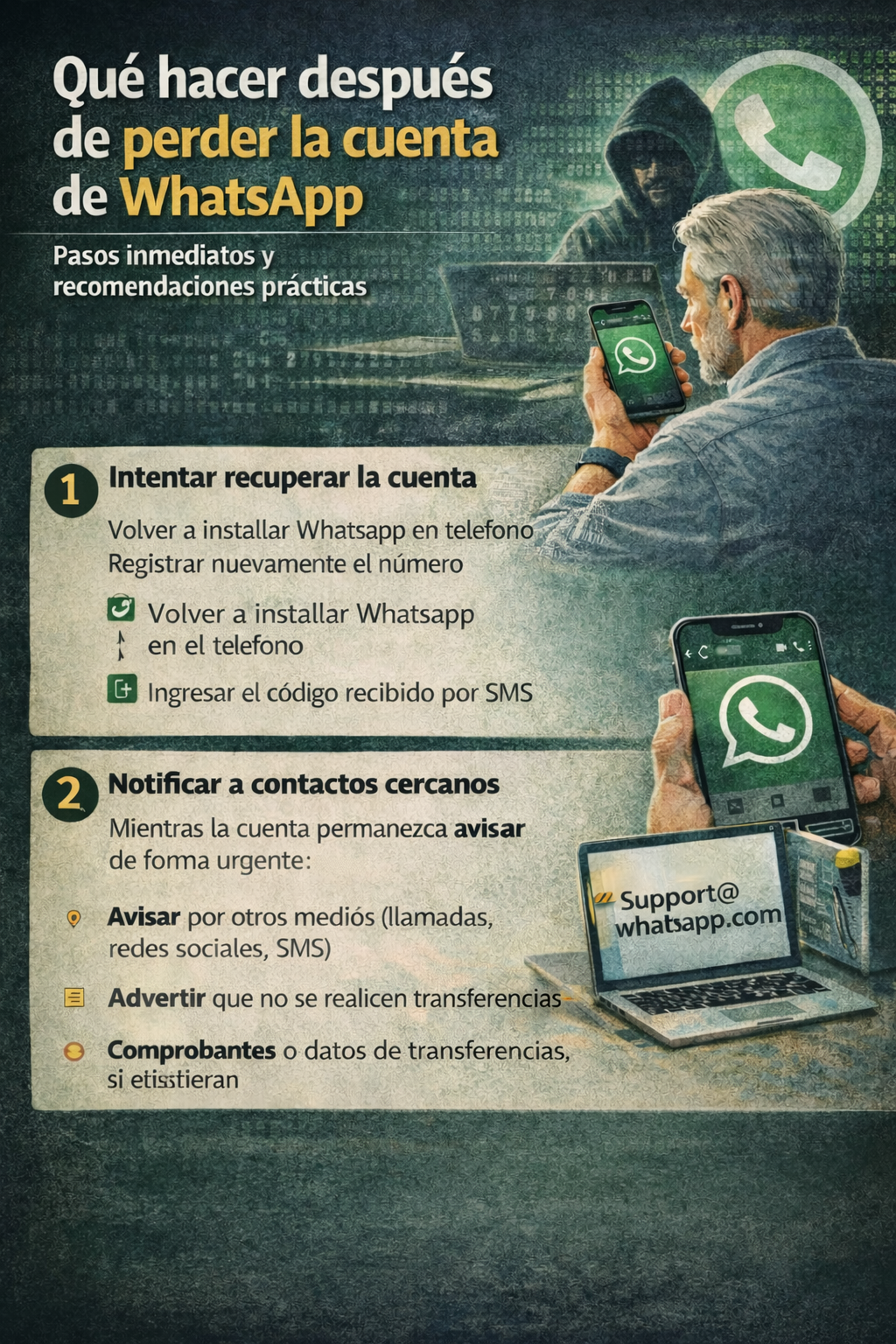 Qué hacer después de perder WhatsApp